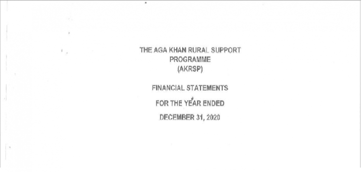 AKRSP Annual Financial Report 2020